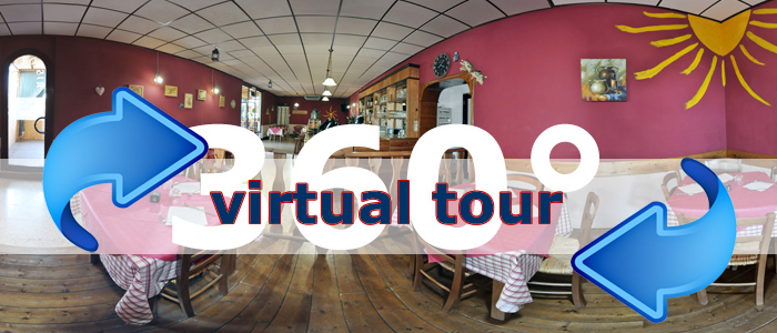 Click per visualizzare il Virtual Tour di Osteria del Sole